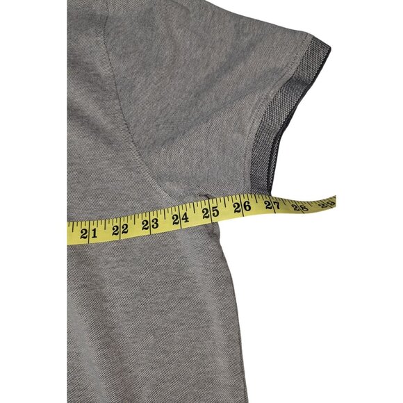 Member's Mark Gray Stretch Cotton Polo Shirt XXL Short Sleeve - Picture 7 of 10